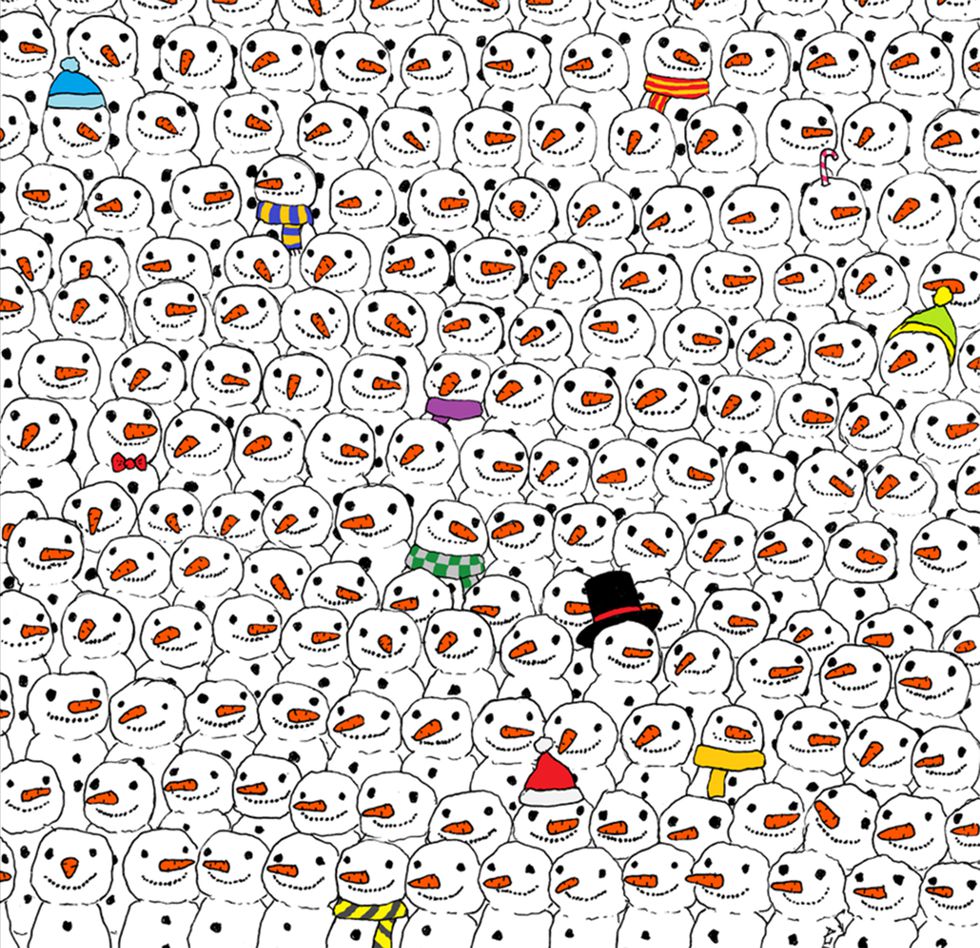 ¿Puedes encontrar al oso panda?